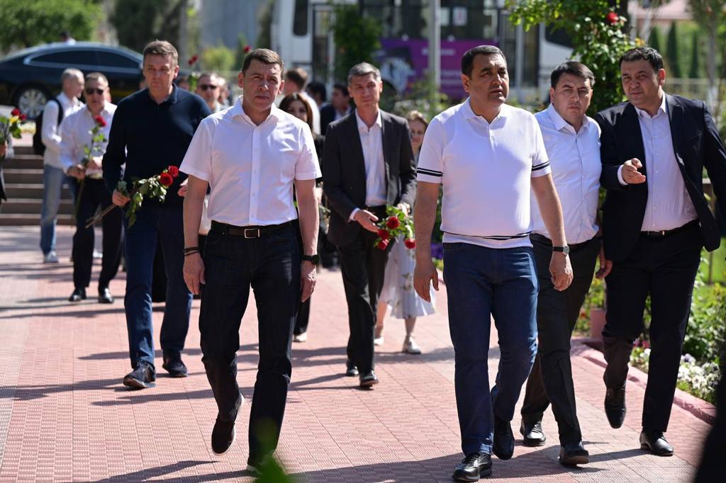 Свердловская делегация во главе с губернатором Евгением Куйвашевым работает в Республике Узбекистан