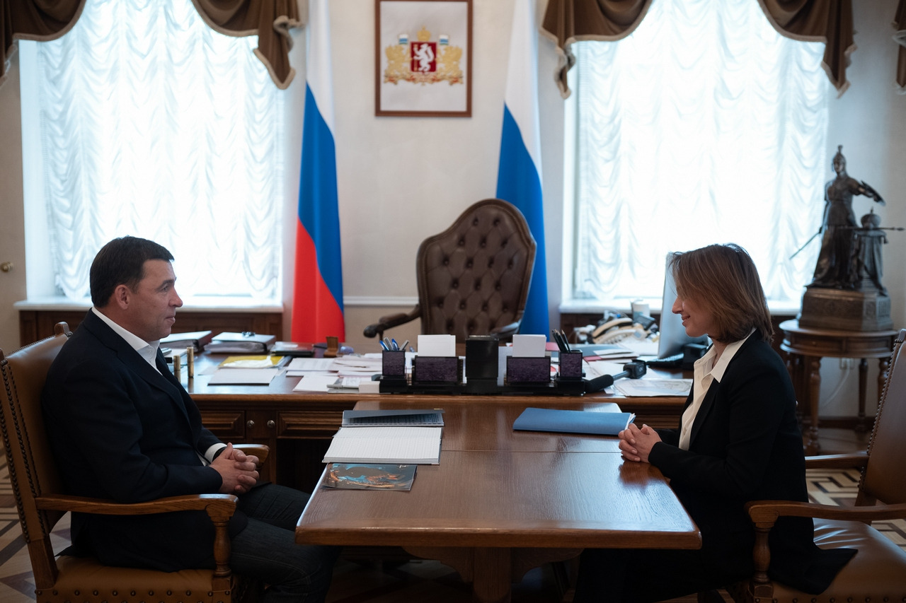 Евгений Куйвашев и Тамара Кобаладзе обсудили перспективы взаимодействия Свердловской области и «Уралхиммаш» в сфере импортозамещения